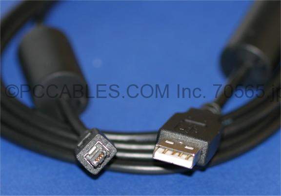 MEMOREX USB MP3 CABLE TYPE A to B DCUP-9 6FT