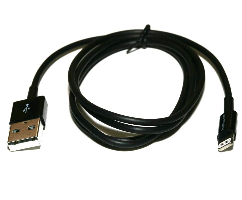 MFi Certified Lightning to USB Cable 3FT Black IPHONE
