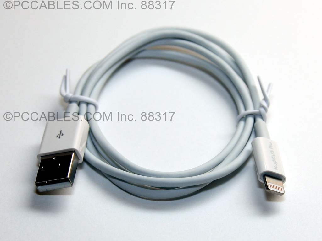 MFi Certified Lightning to USB Cable 3FT White