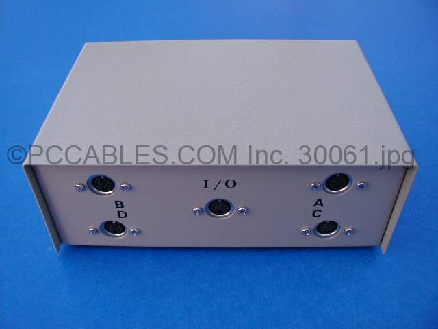 MINI DIN4 SVHS SVIDEO SWITCH ABCD