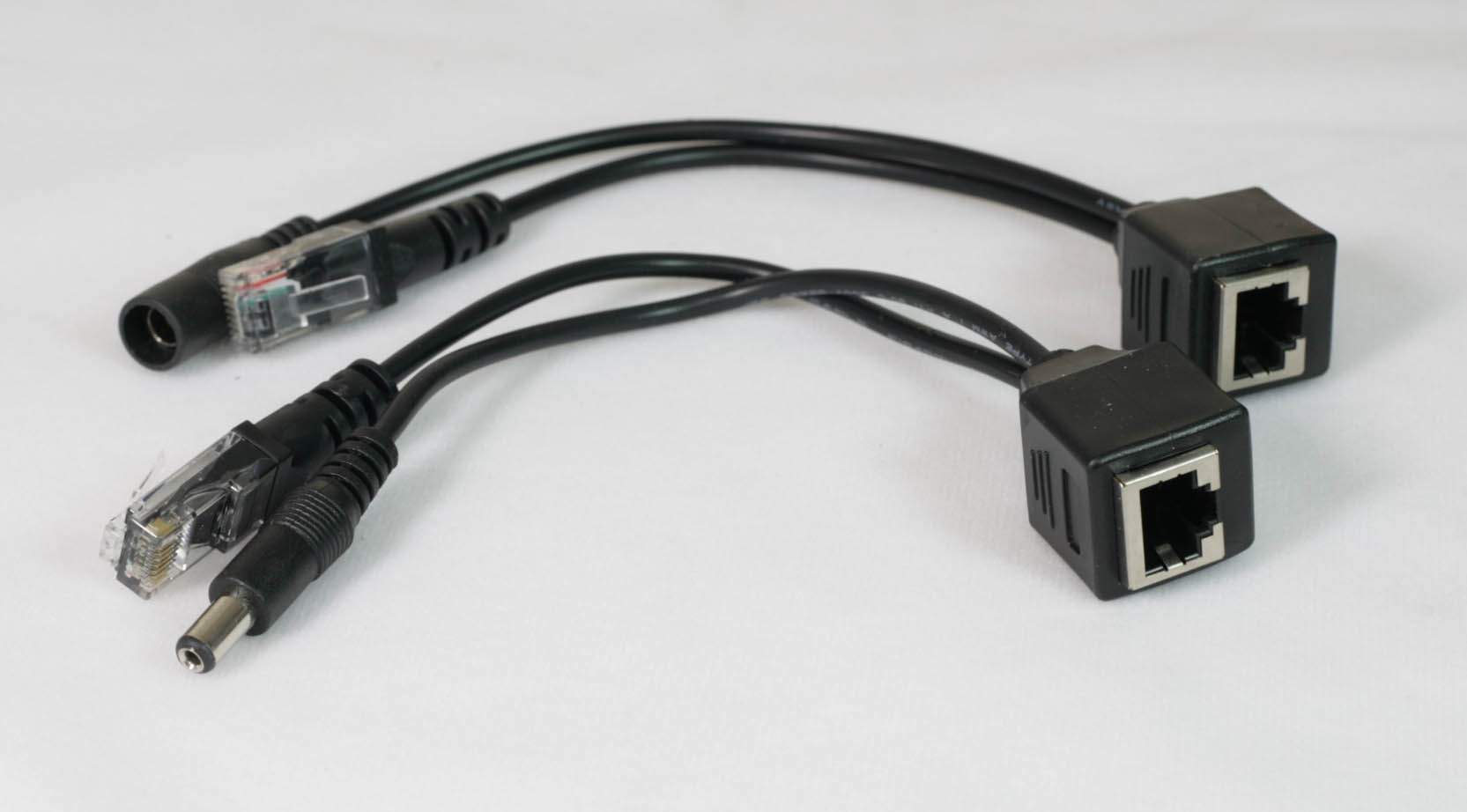 NETWORK POE Splitter Cable Set