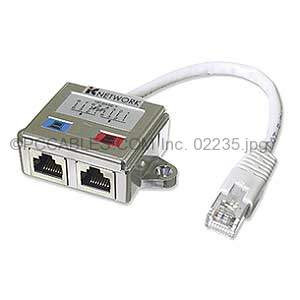 Ethernet Cable Splitter on Network Splitter Cable Shielded 100baset 10baset Network  Coupler