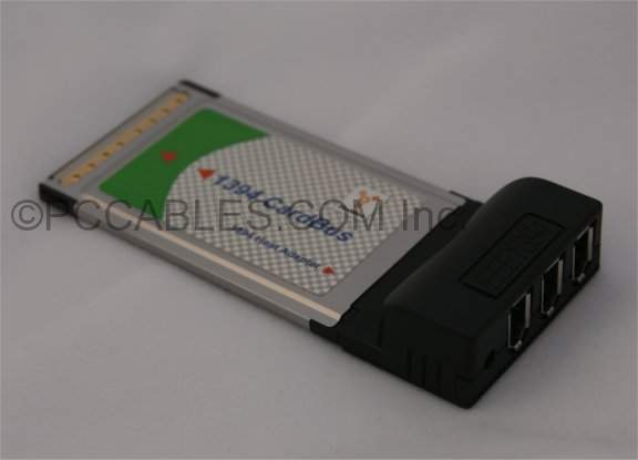 PCMCIA CARDBUS TRIPLE Port FIREWIRE