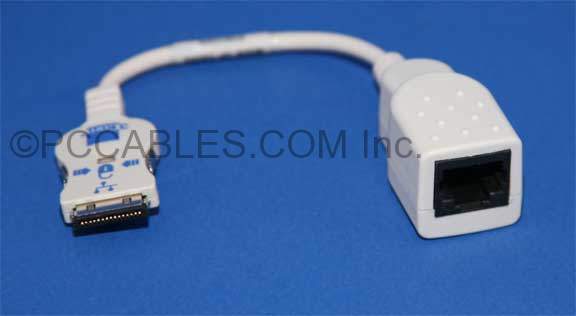 PCMCIA LAN CABLE E-3C-P TYPE 3COM/USR/MHZ