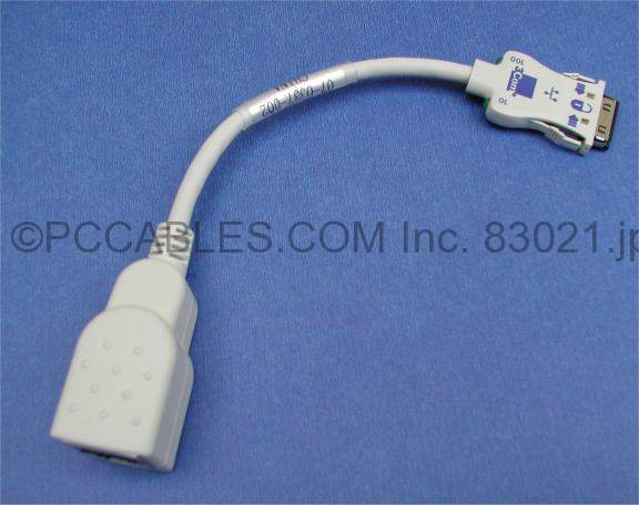PCMCIA LAN CABLE E-3C-X TYPE 3COM/USR/MHZ