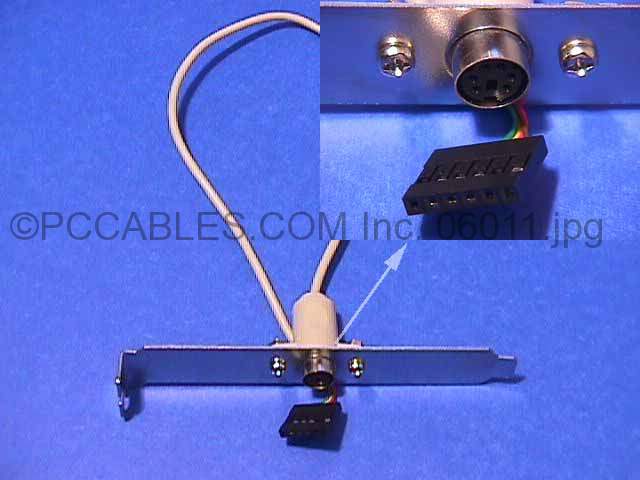 PS/2 MOUSE PORT TO MB 1x6 or 1x5 pin