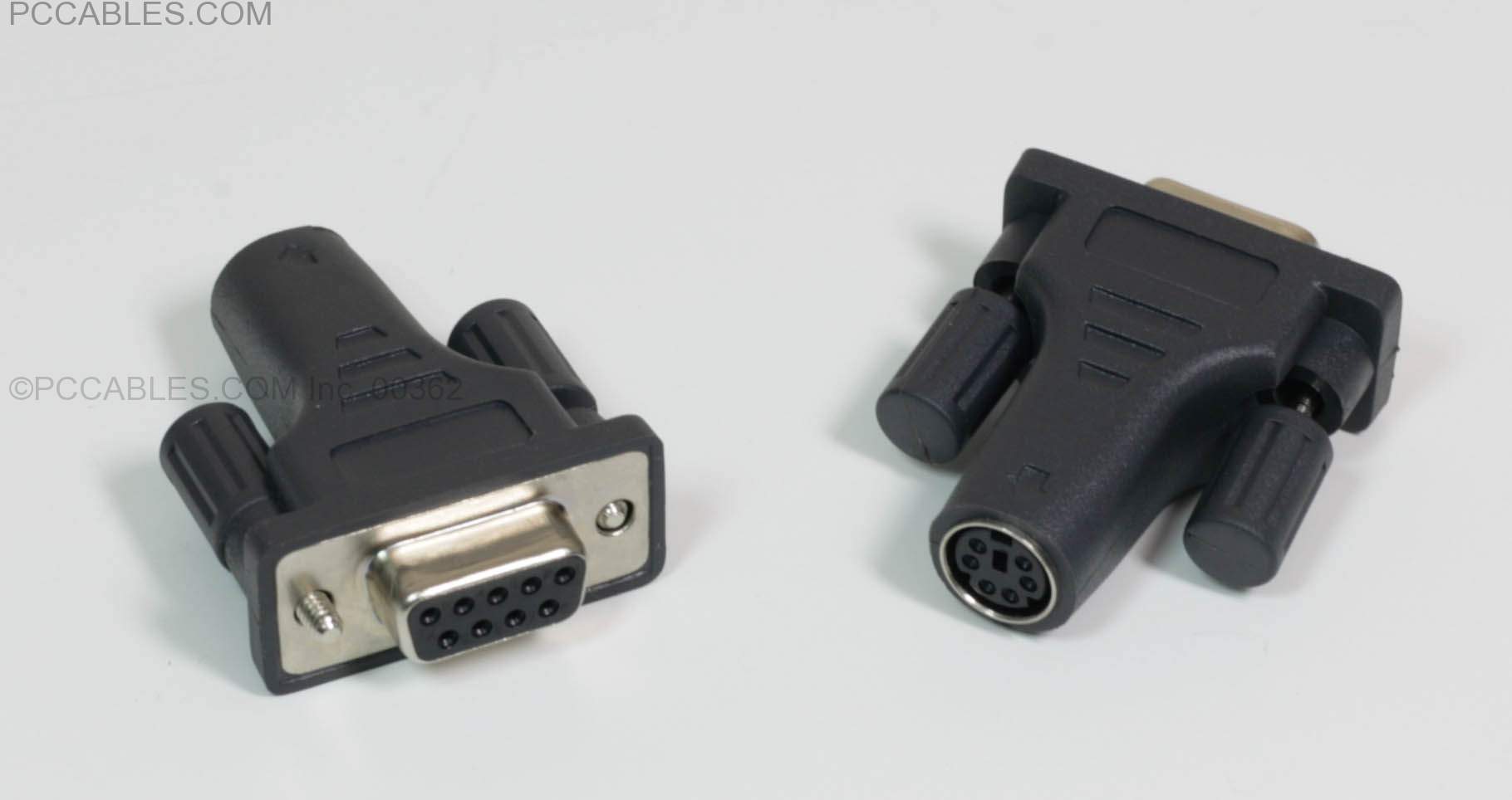 PS2-F_Mouse_TO_DB9-F_Serial_port_Adapter