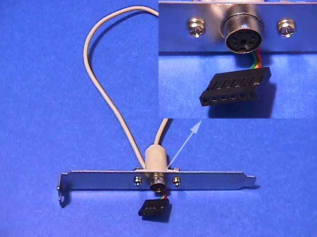 PS2 MOUSE PORT TO MB 1x6 or 1x5 pin