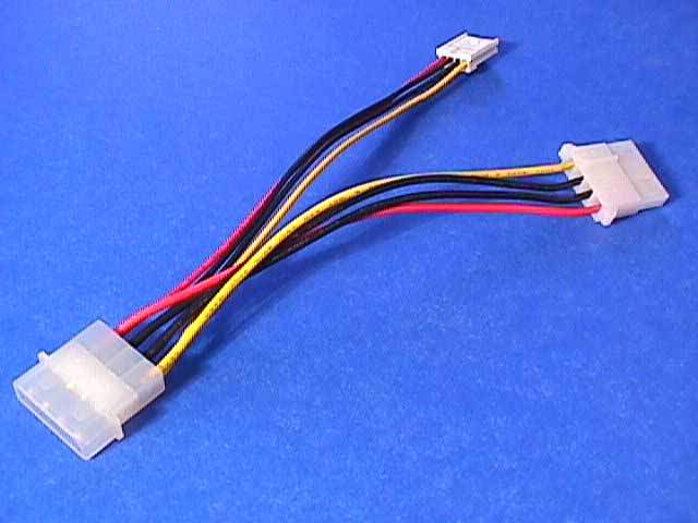 Power Cable Y 5.25 TO 3.5 5.25
