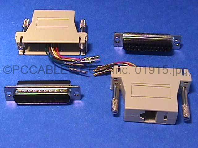 RJ45 To DB25-M Adapter