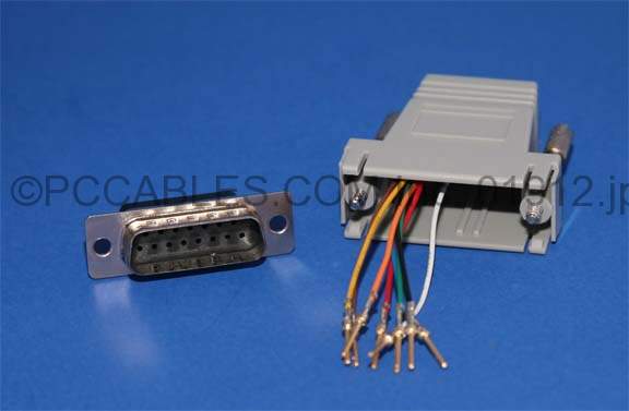 RJ45 to DB15-M Adapter