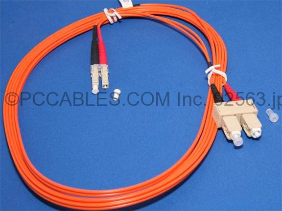 SC-LC FIBER OPTIC 3Meter 62.5/125UM Duplex Multimode