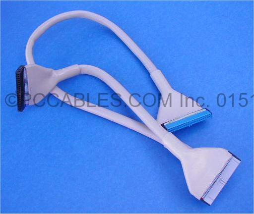 ULTRA ATA/133 Round Dual IDE 3 Connector Beige 35-Inch