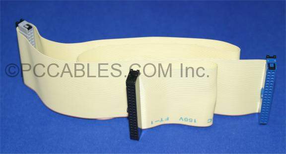 ULTRA ATA/66 ATA/100 ATA/133 TEFLON DUAL IDE 3 CONN 24-Inch