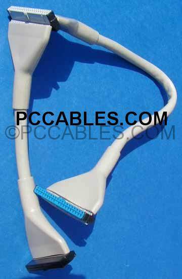 ULTRA ATA/133 Round Dual IDE 3 Connector Beige 24-Inch