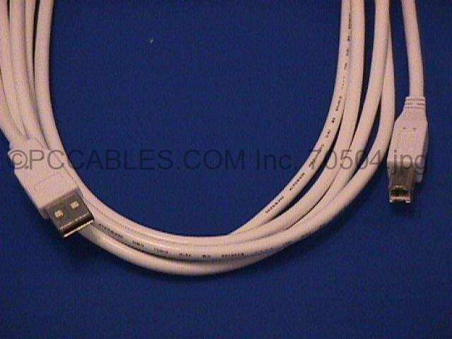 USB 2.0 Cables Type-A to Type-B 10 Feet 10FT