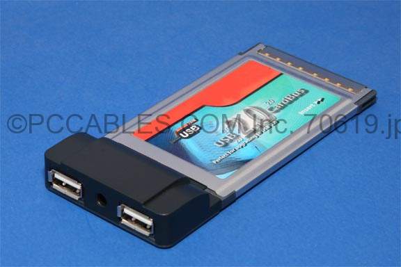 USB 2.0 PCMCIA CARDBUS to DUAL USB Port
