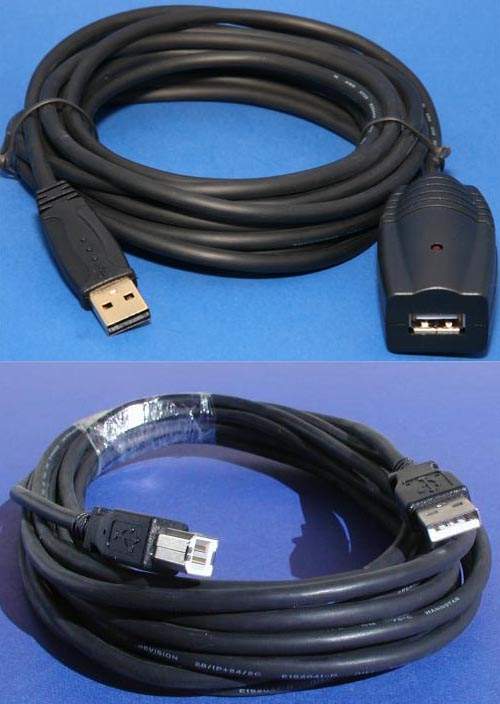 USB 2.0 COMPUTER CABLE LONG TYPE A to TYPE B CABLE 30FT