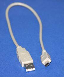 USB CAMERA CABLE MINI-B 5-Wire 12IN BEIGE 1FT