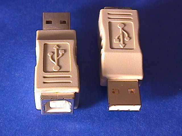 USB GENDER CHANGER TYPE A Male to TYPE B Female ADAPTER