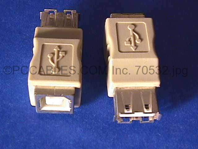 USB GENDER CHANGER TYPE A Female to TYPE B Female ADAPTER