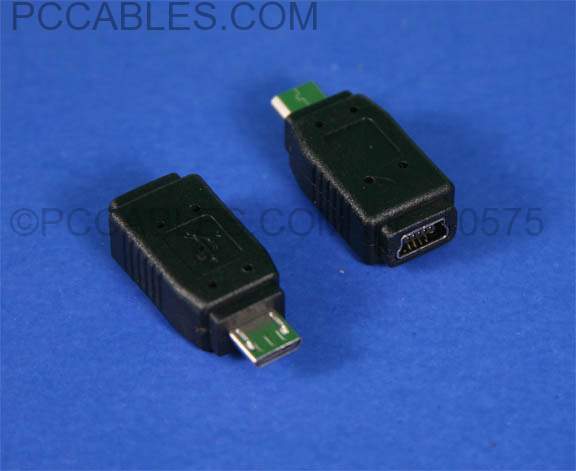 USB Mini-B Female to Micro-B Male Adapter