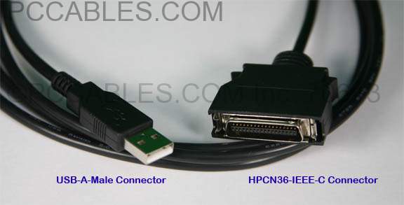 USB PRINTER IEEE-1284 Cable 5FT with C-Connector HPCN36