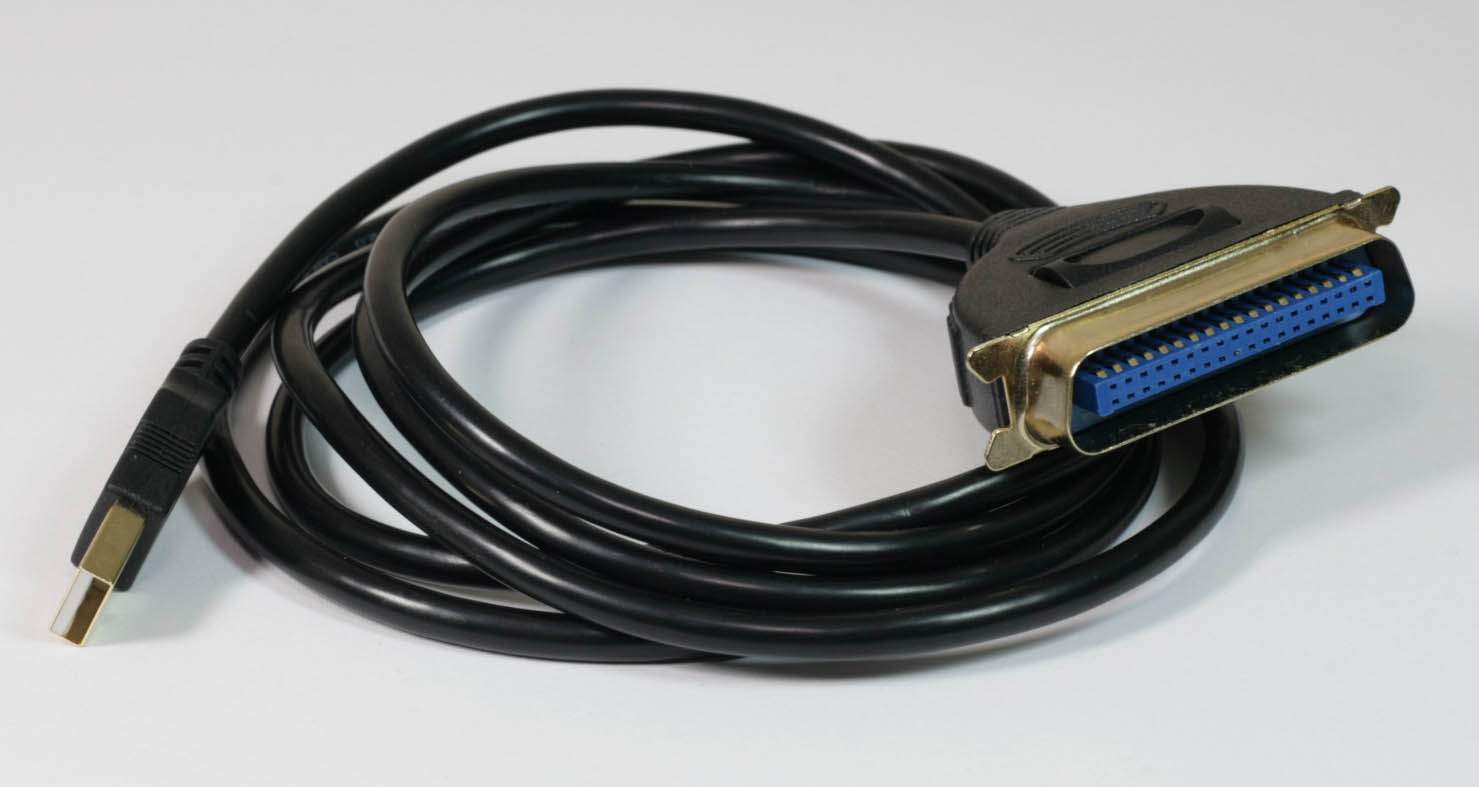 USB Parallel Printer Cable IEEE-1284 CN36