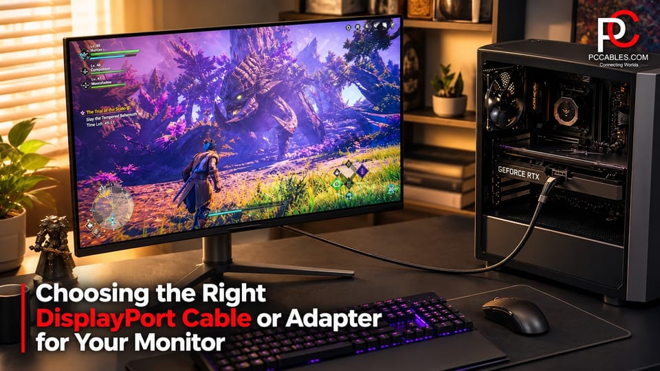 Choosing the Right DisplayPort Cable or Adapter for Your Monitor