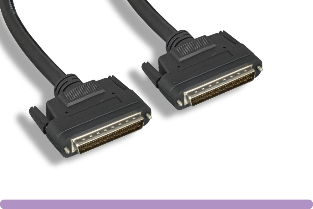 3FT SCSI-III HPDB68-M TS to SCSI-III HPDB68-M TS Cable Black