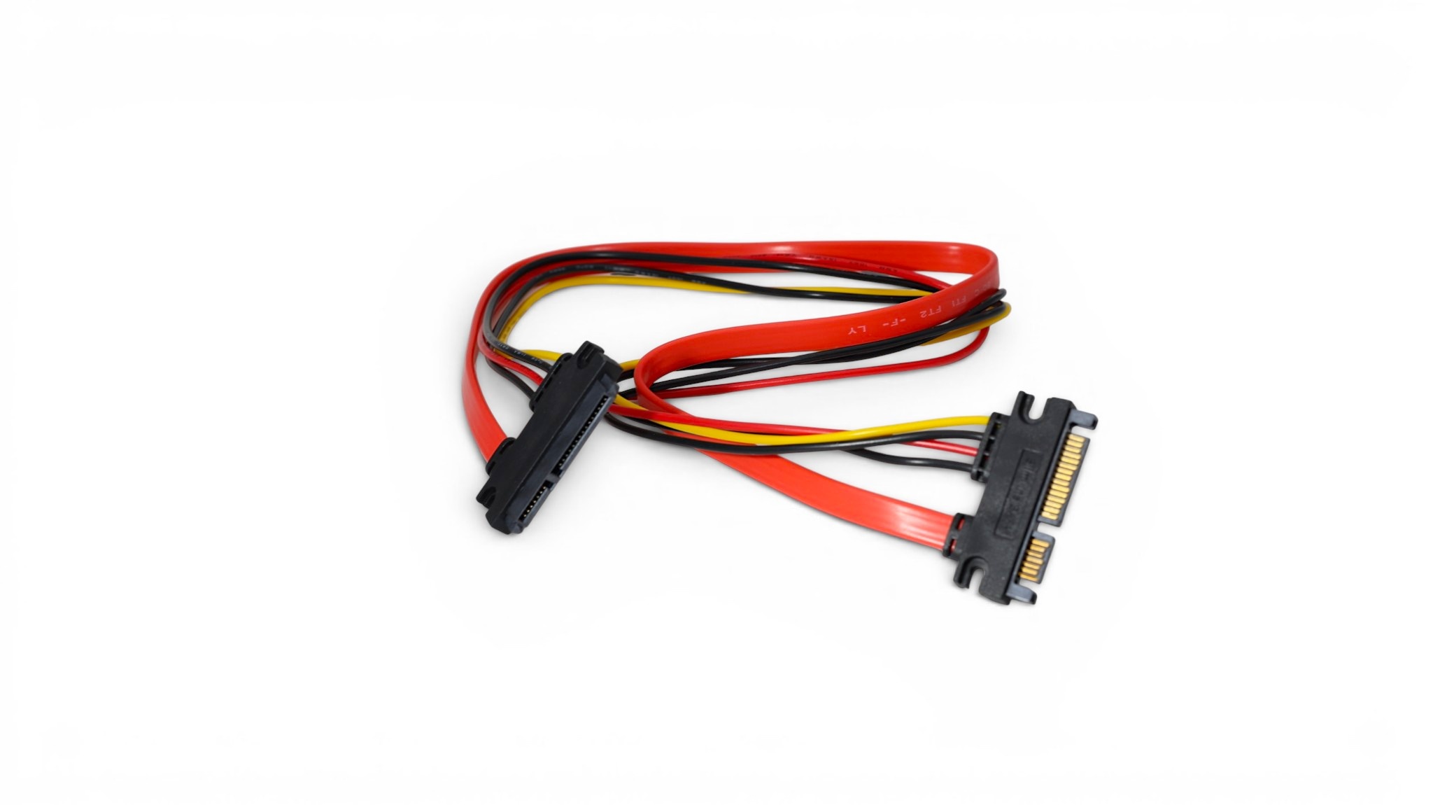 50cm 22-Pin SATA Male to Female Data and Power Extension Cable