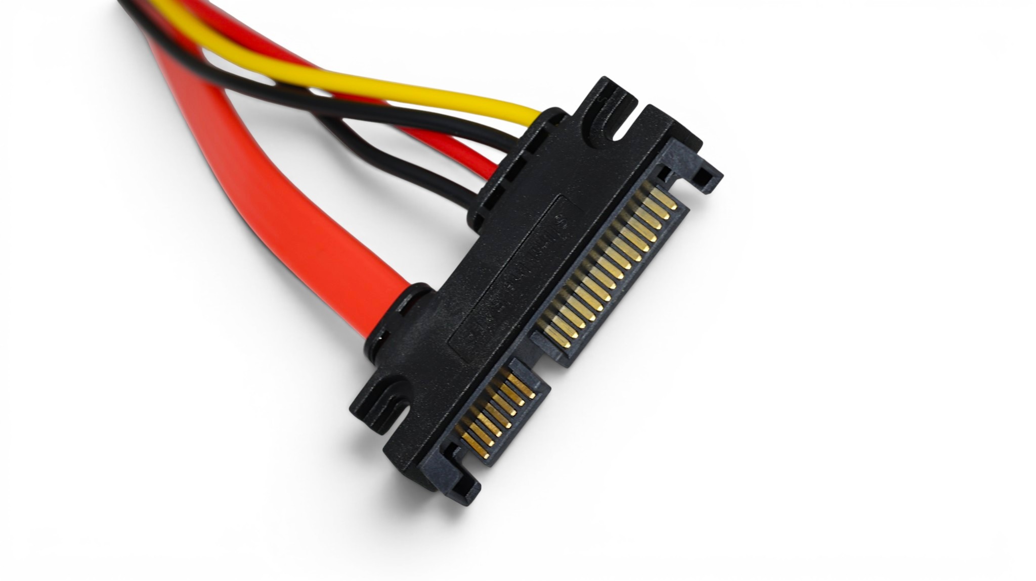 50cm 22-Pin SATA Male to Female Data and Power Extension Cable
