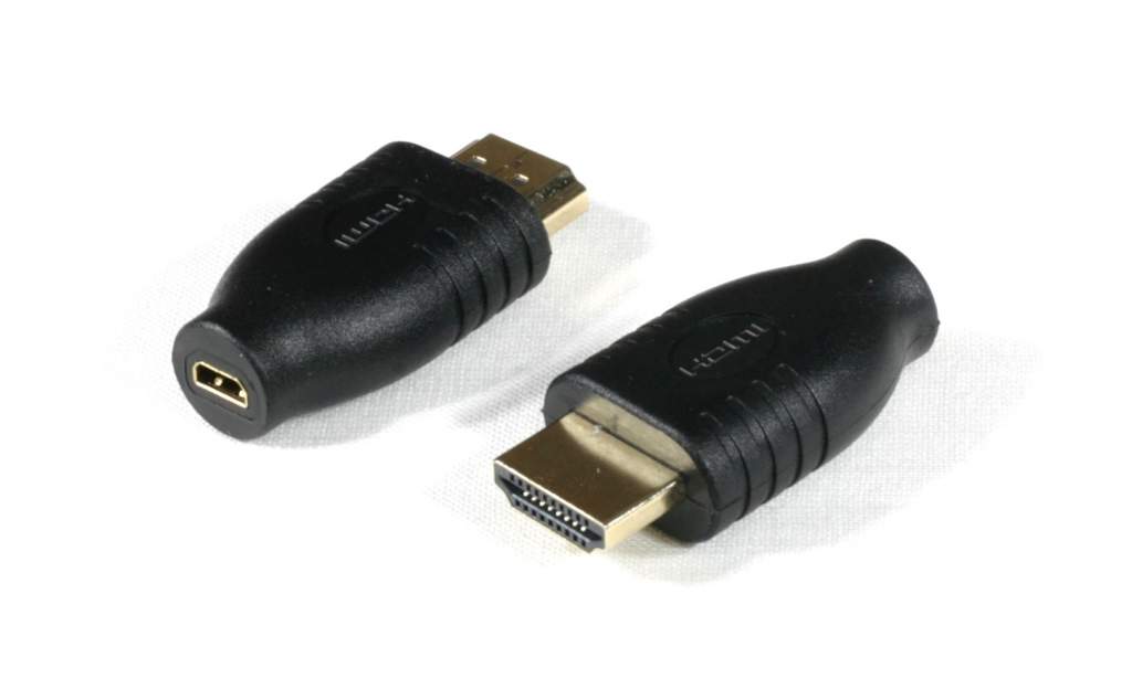 Anoi Lav vej Dyster Micro HDMI Adapter Type D Female to Type A Male