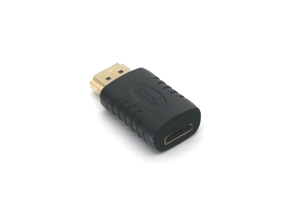 melodramatiske sav Slette HDMI Type C Female Mini to HDMI Type A Male Adapter