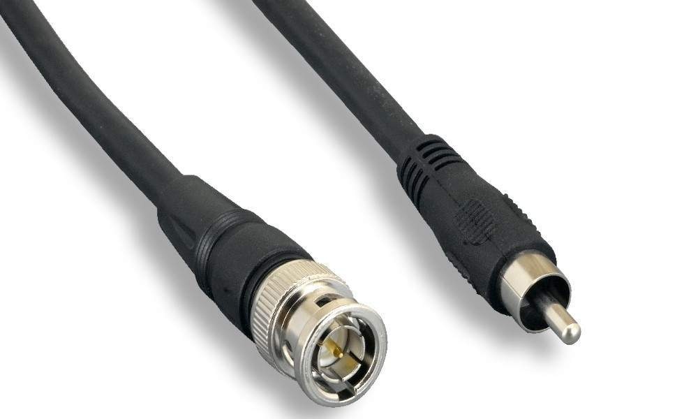 6FT Composite Video Cable BNC Male to RCA Male RG59