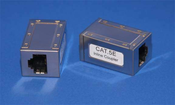 10BASET 100BASET Shielded F-F COUPLER RJ45-F