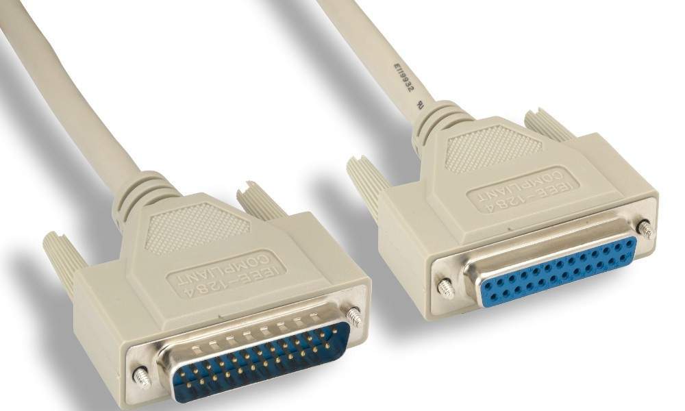 10FT DB25-M to DB25-F IEEE-1284 Cable