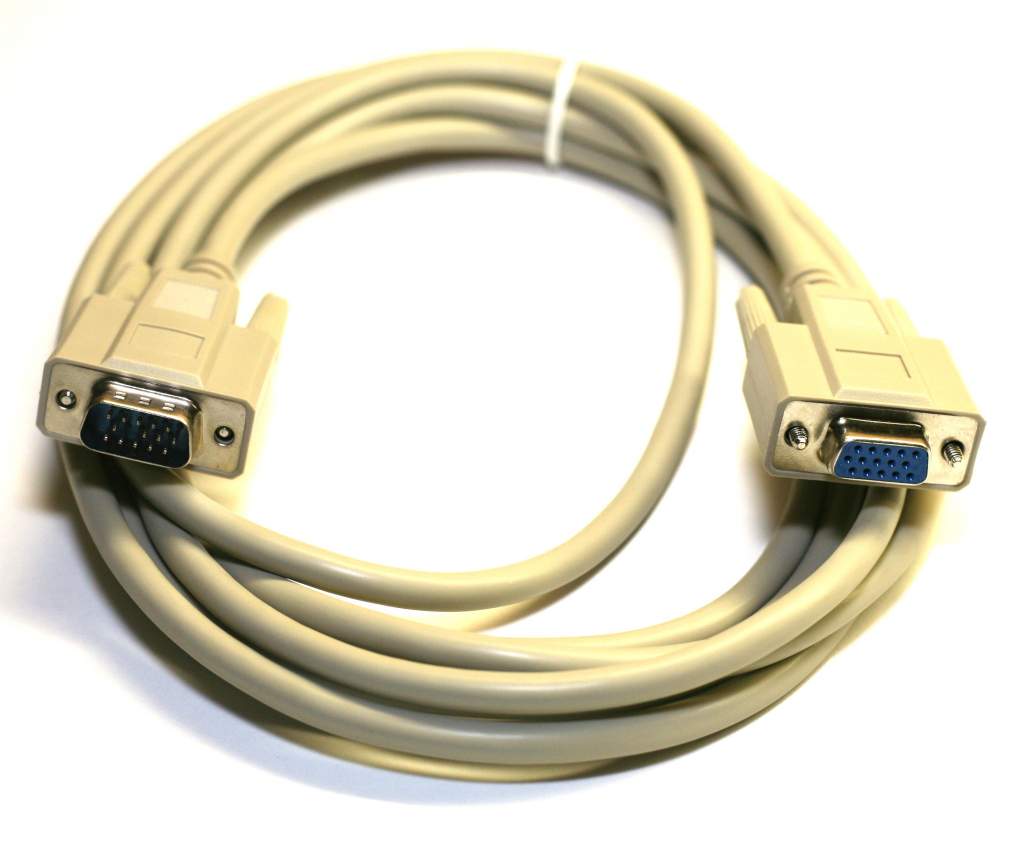 10FT EXTENSION MONITOR CABLE VGA HD15 Male to Female