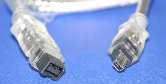 10FT Firewire 1394B Biligual Cable Silver 9PIN 4PIN