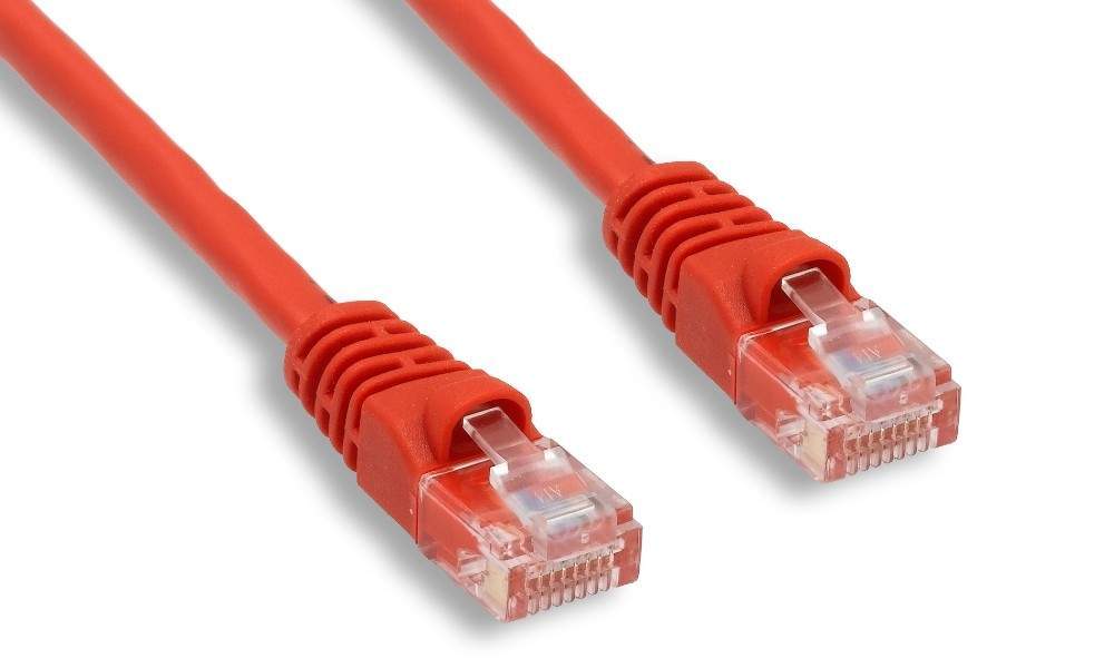 10ft Cat5e Snagless Unshielded (UTP) Ethernet Network Patch Cable - Red