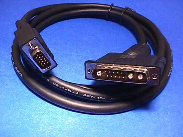 13W3-M SUN to VGA HD15-M 6FT Cable