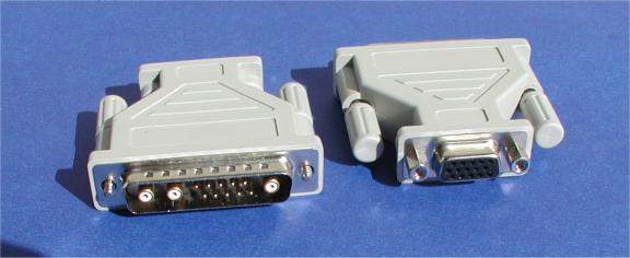 13W3-M TO VGA HD15-F SGI INDIGO INDY ONYX ADAPTER with Vertical and Horizontal Sync
