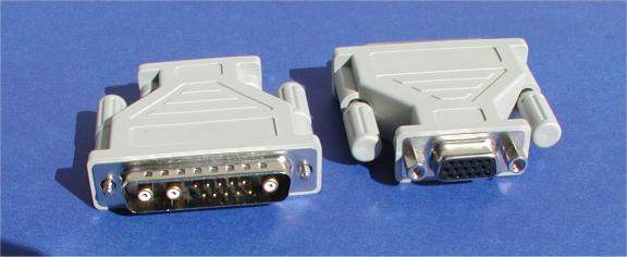 13W3-M to VGA HD15-F SGI INDIGO INDY ONYX Adapter with Vertical and Horizontal Sync