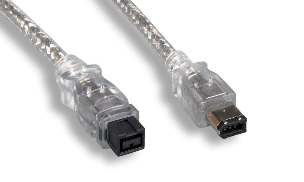15FT Firewire 1394B Biligual Cable Silver 9PIN 6PIN