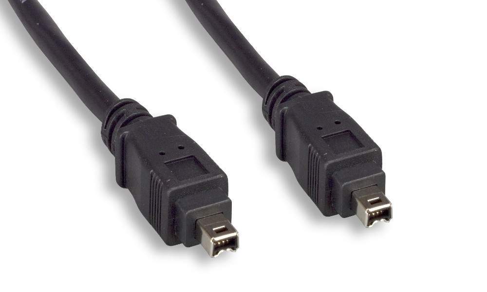 15FT Firewire Cable Black 4PIN 4PIN