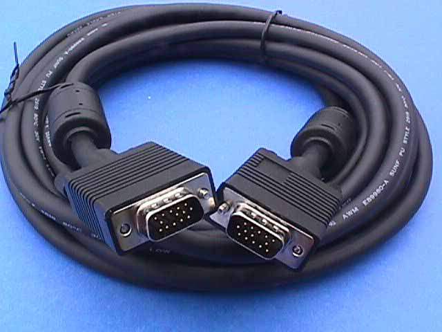 15FT SVGA CABLE MONITOR UL2919 HD15 Male to Male