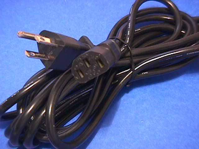 15FT Standard Power Cord Black