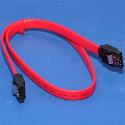 20 Inch SATA Cable with Locking Latch .5 Meter