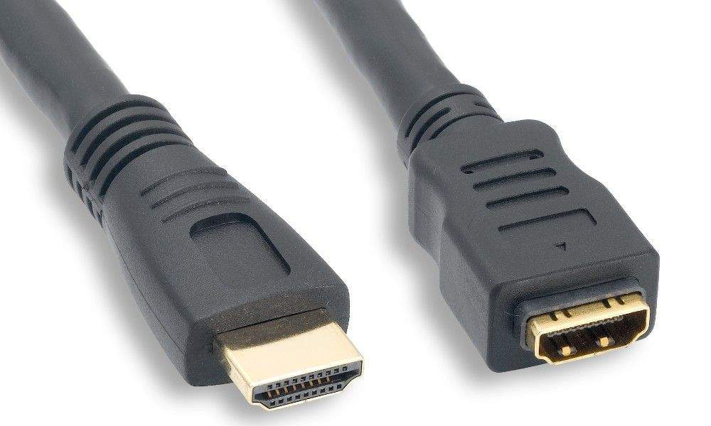 24AWG High Speed HDMI Male to Female Extension Cable CL2 3D Ready 15Ft