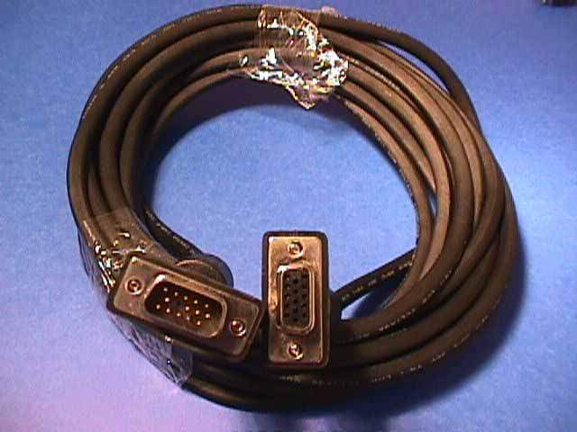 25FT SVGA CABLE MONITOR UL2919 HD15 EXTENSION Male to Female